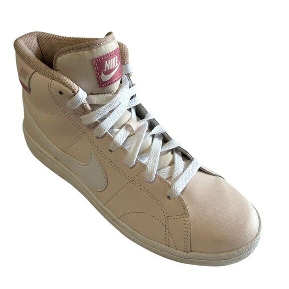Nike Court Royale 2 Mid Light Soft Pink White Shoes FD0286-600 Women's 8.5 - Picture 1 of 14